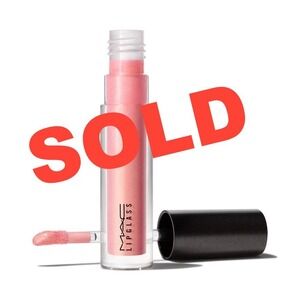 MAC Lipglass 303 Nymphette NIB | Glassy Golden Pink Gloss + Shine